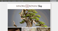 Desktop Screenshot of minorubonsai-shop.de